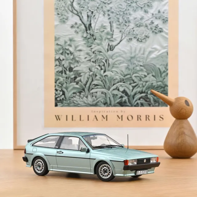 norev-vw-scirocco-1986-modellino-auto-1-18-turchese-madison-metallic-200-pz image 1