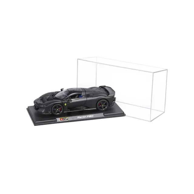 bburago-ferrari-f80-nero-opaco-1-24-con-teca-web-exclusive image 1