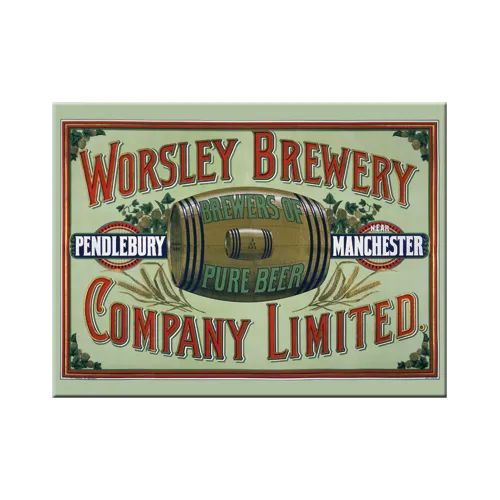 nostalgic-art-worsley-brewery-magnete-da-frigo-in-latta-6x8-cm image 1