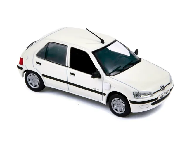 norev-peugeot-106-electric-1997-bianco-banquise-modellino-1-43 image 1