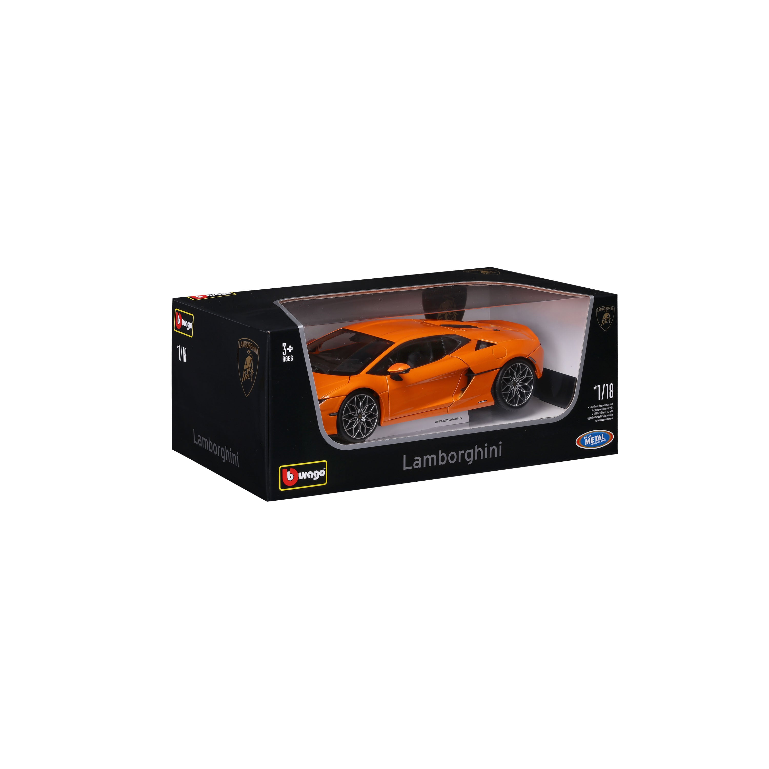 bburago-lamborghini-temerario-1-18-arancione-modellino-supercar-die-cast image 2