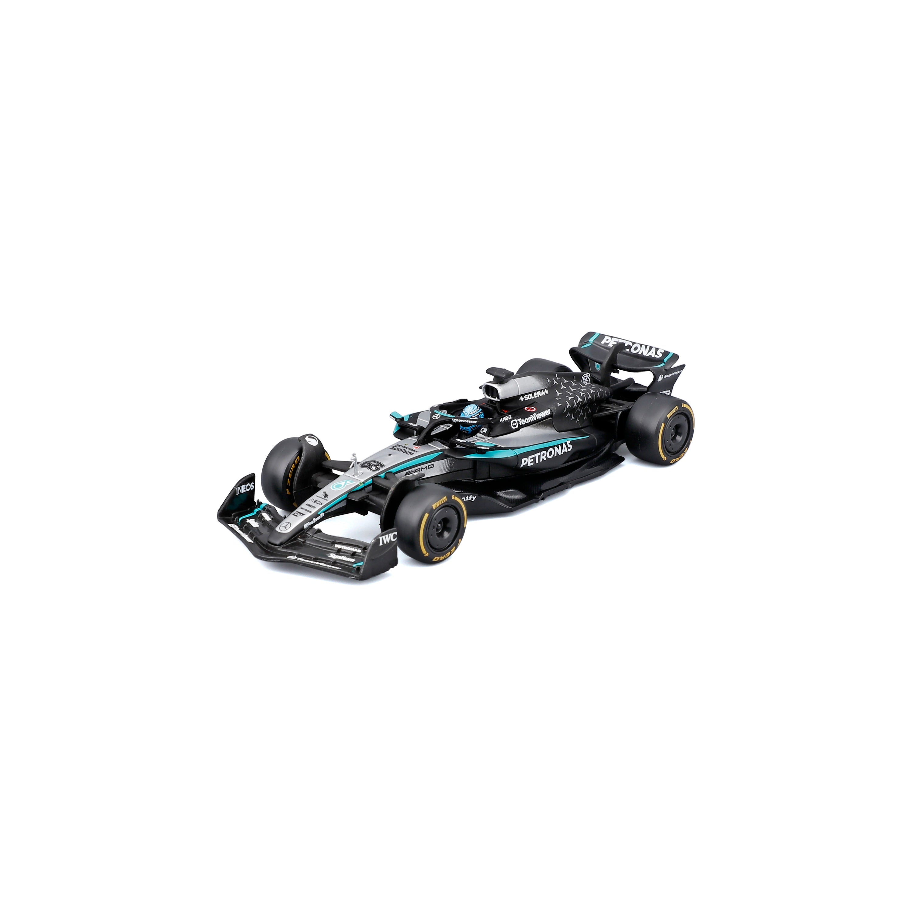bburago-mercedes-amg-w16-2025-63-george-russell-scala-1-43-con-base-e-teca image 3