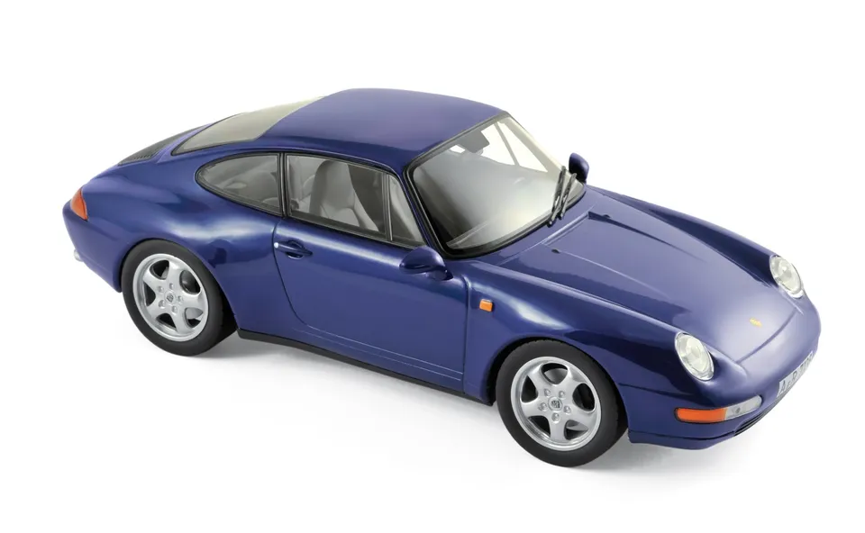 norev-porsche-911-1994-blu-irlandese-metallizzato-1-18-modellino-youngtimer image 1