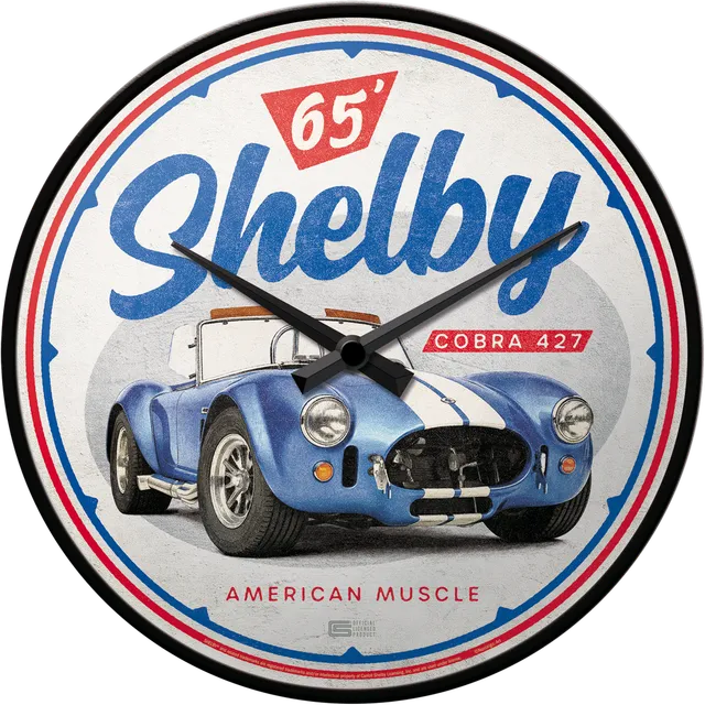 nostalgic-art-shelby-cobra-427-american-muscle-orologio-da-parete-31-cm image 1