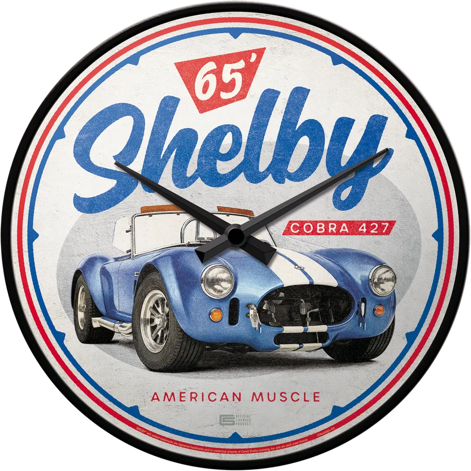nostalgic-art-shelby-cobra-427-american-muscle-orologio-da-parete-31-cm image 1