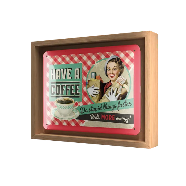 nostalgic-art-have-a-coffee-n-frame-s-edition-cornice-eiche-18-5x24-cm image 1