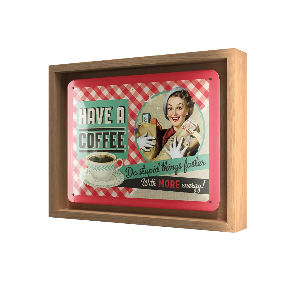 nostalgic-art-have-a-coffee-n-frame-s-edition-cornice-eiche-18-5x24-cm image 1