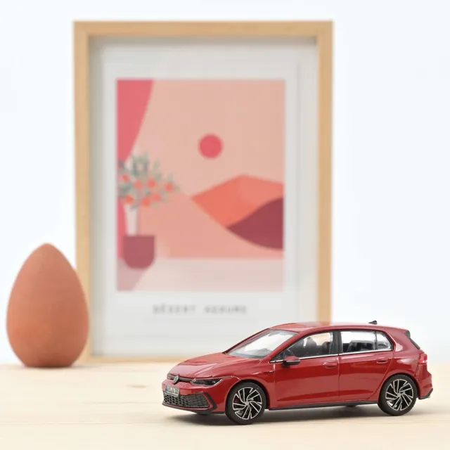 norev-vw-golf-gti-2020-modellino-auto-1-43-rosso-metallizzato-300pz image 1