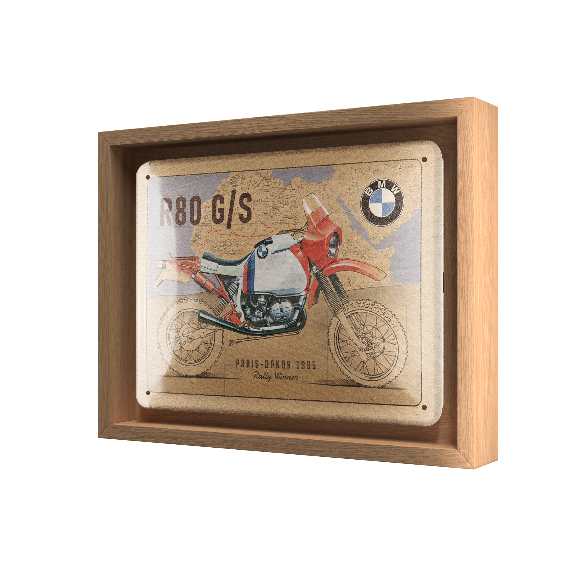 nostalgic-art-bmw-r-80-g-s-paris-dakar-targa-in-metallo-15x20-cm image 4
