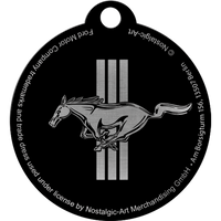 nostalgic-art-ford-mustang-horse-stripes-logo-portachiavi-rotondo-4-cm image 4