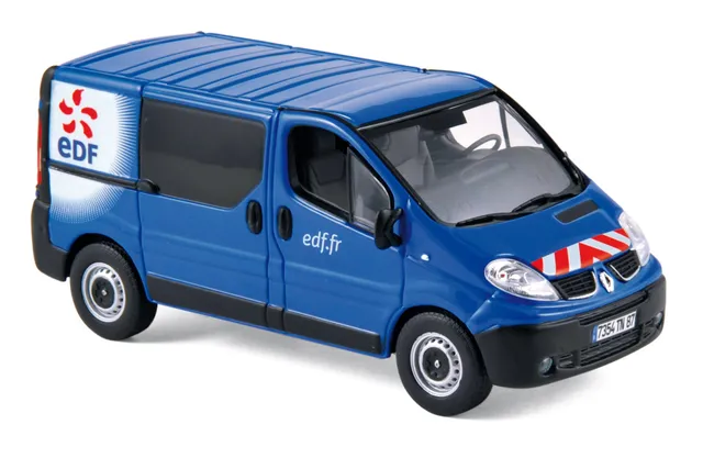 norev-renault-trafic-2010-edf-1-43-modellino-furgone-plastigam image 1