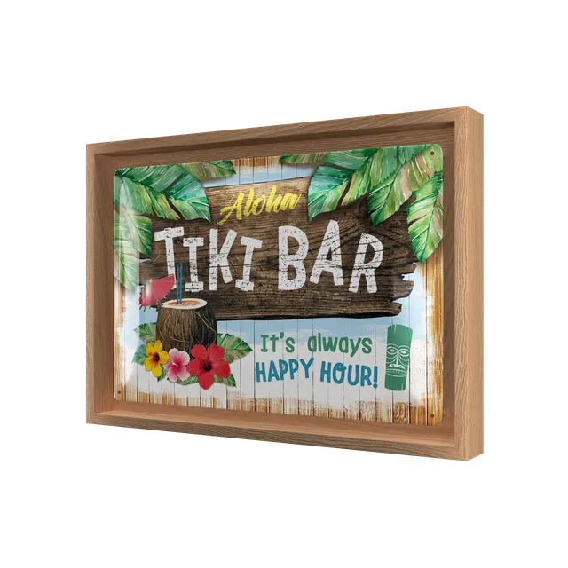 nostalgic-art-tiki-bar-cornice-n-frame-m-edition-24x33-5-cm image 1