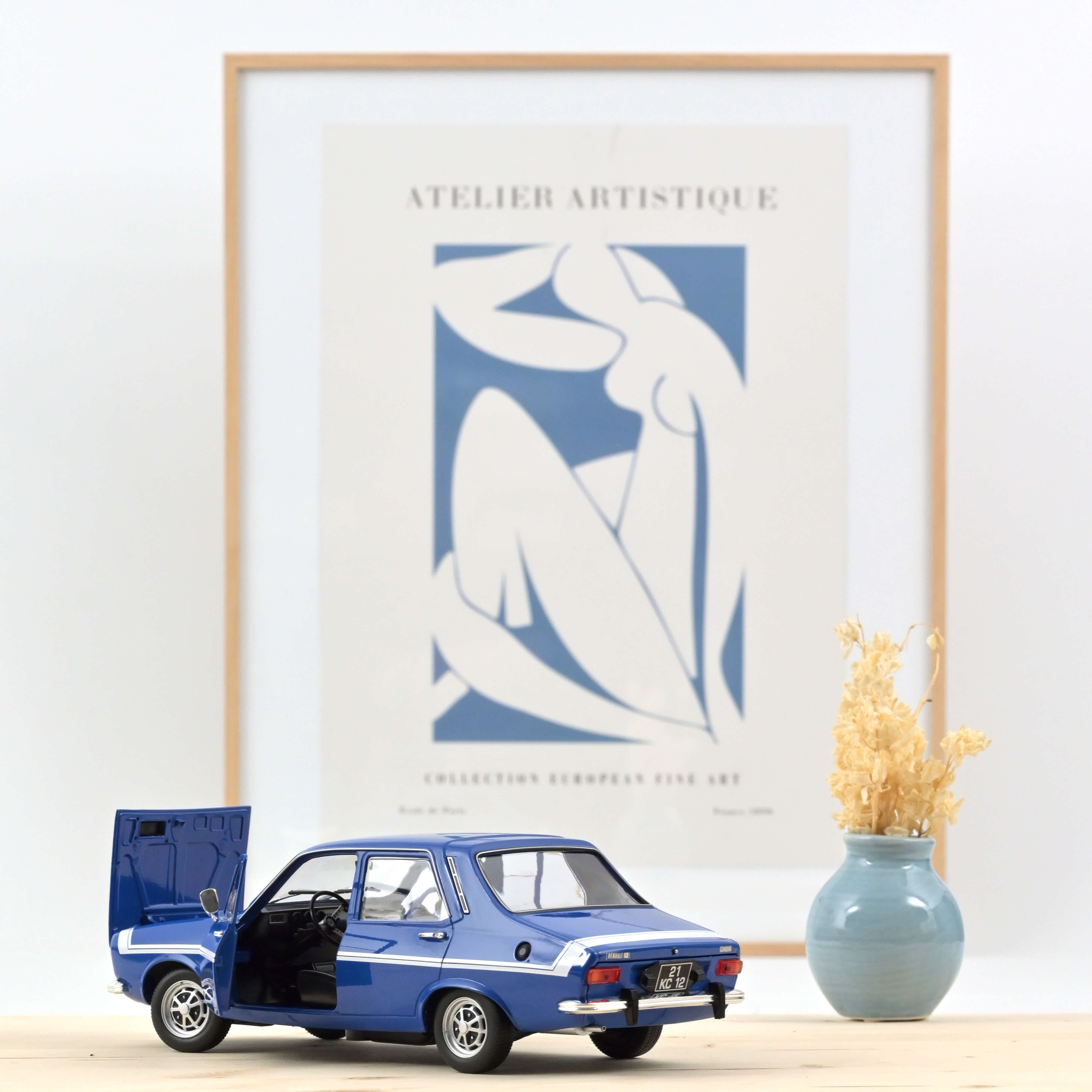 norev-renault-12-gordini-1971-bleu-de-france-modellino-auto-1-18 image 2