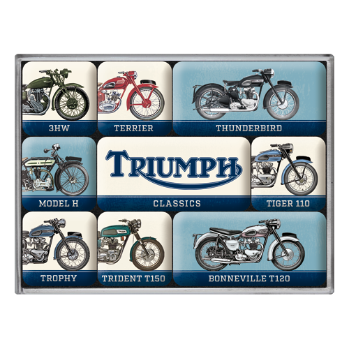 nostalgic-art-triumph-model-chart-set-magneti-7x9-cm-in-confezione-regalo image 1