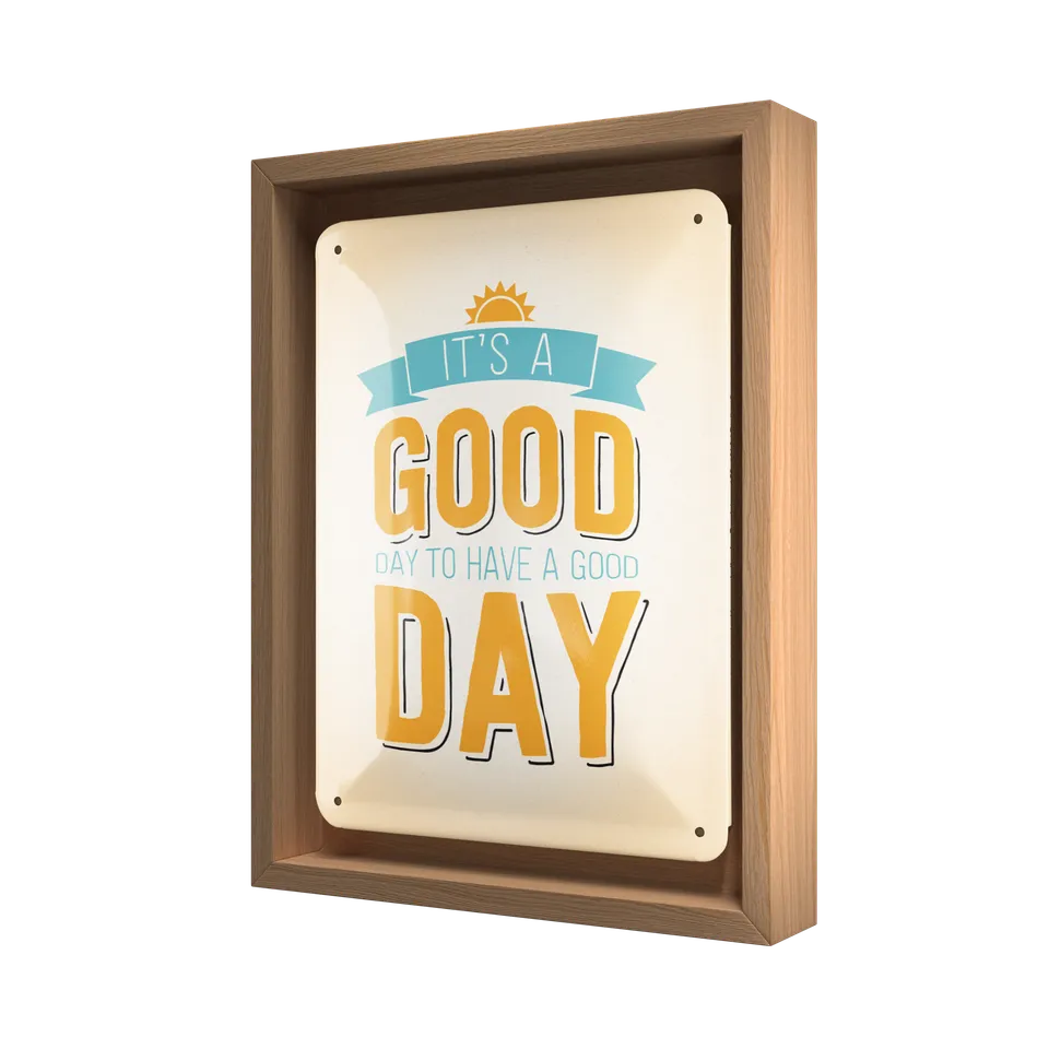 nostalgic-art-it-s-a-good-day-cornice-n-frame-s-edition-18-5x24-cm-rovere image 1