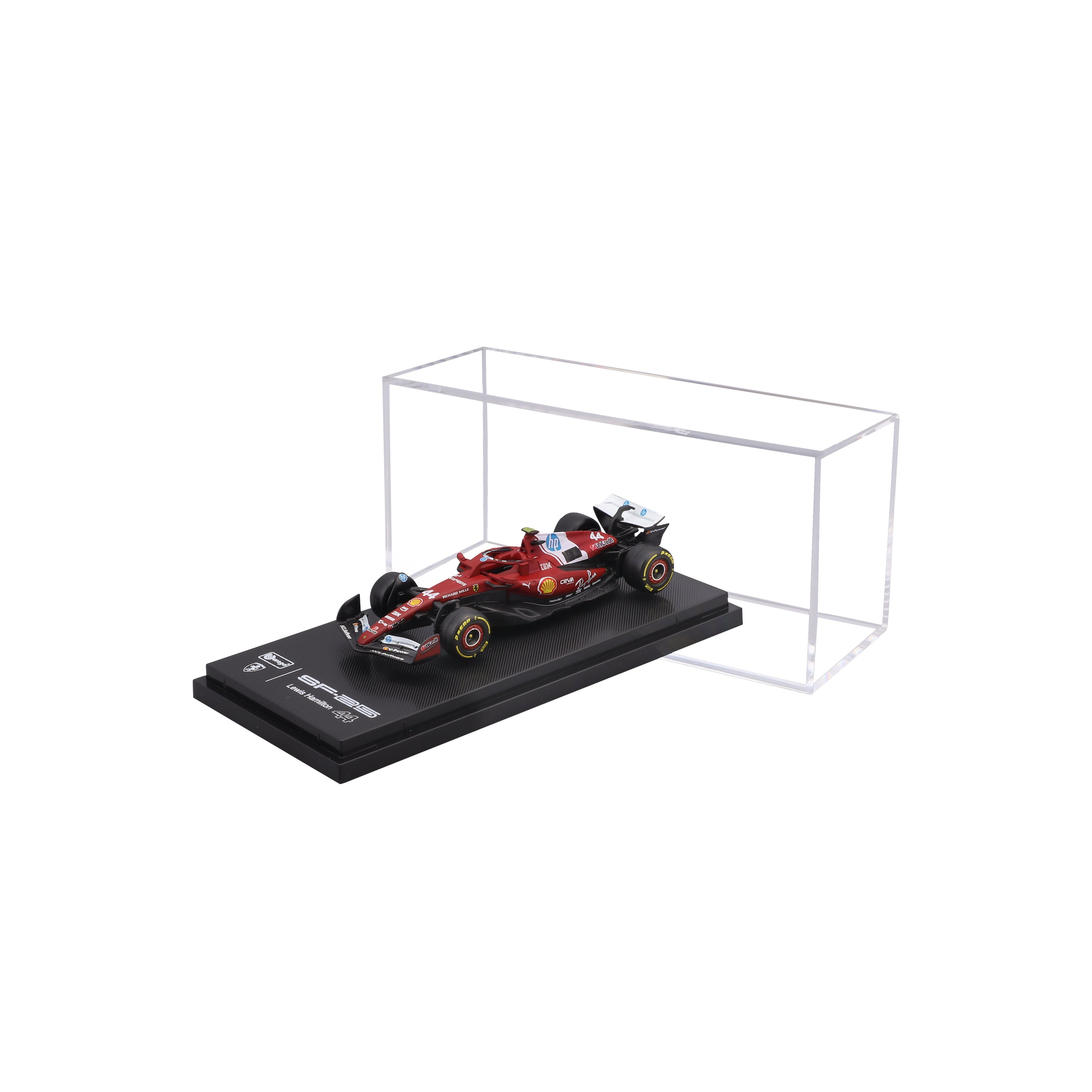 bburago-ferrari-f1-sf-25-44-hamilton-2025-1-64-con-teca-die-cast image 1