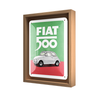 nostalgic-art-fiat-500-italian-colours-targa-in-metallo-15x20-cm image 8