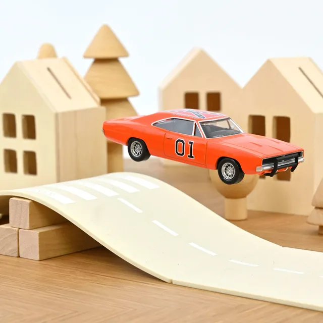 norev-dodge-charger-1969-general-lee-jet-car-1-43-modellino-muscle-car-hazzard image 1