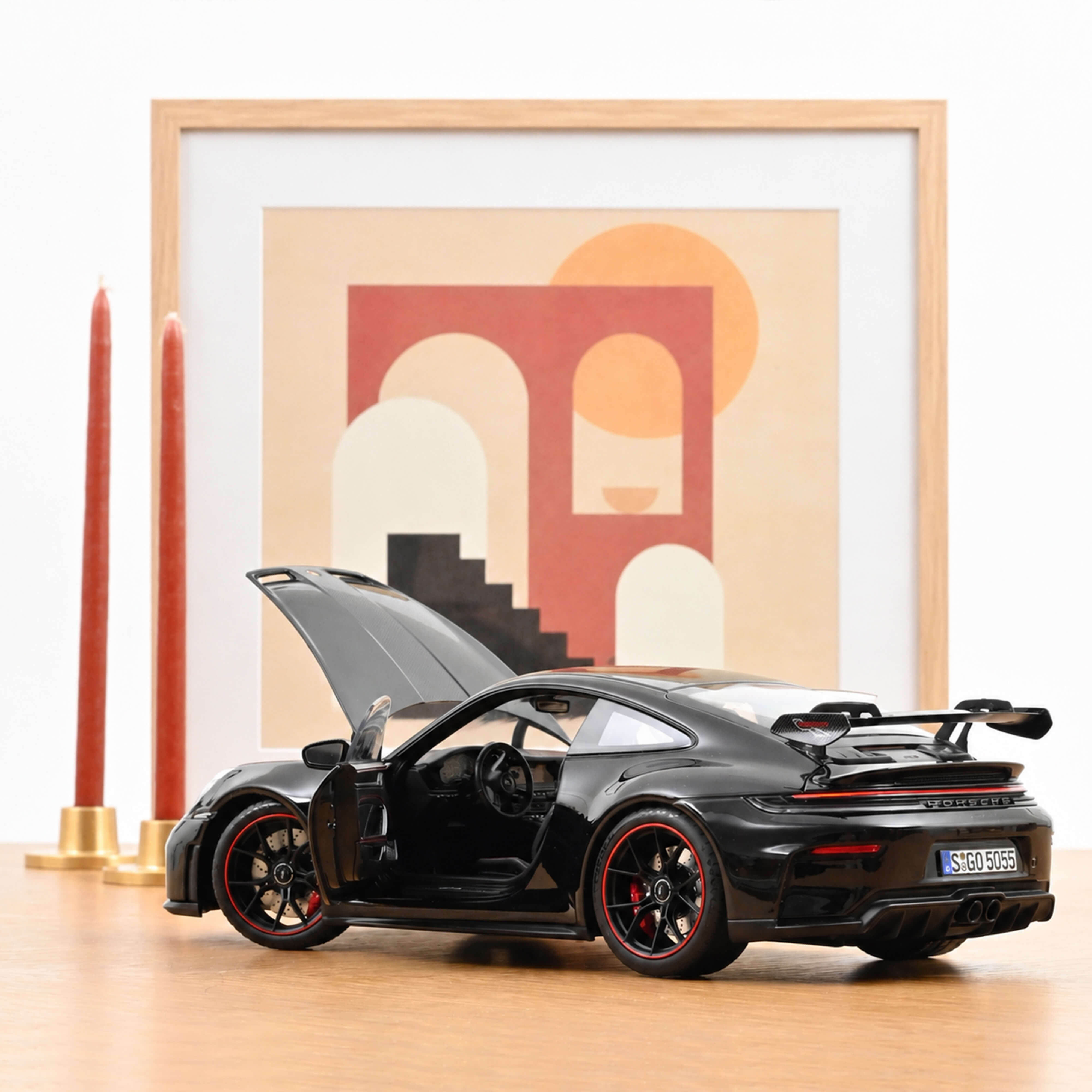 norev-porsche-911-gt3-2025-nera-1-18-300-pezzi image 2
