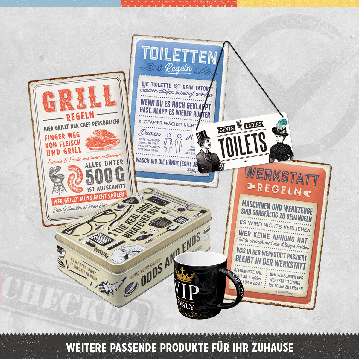 nostalgic-art-kitchen-targa-pendente-in-metallo-10x20-cm image 3