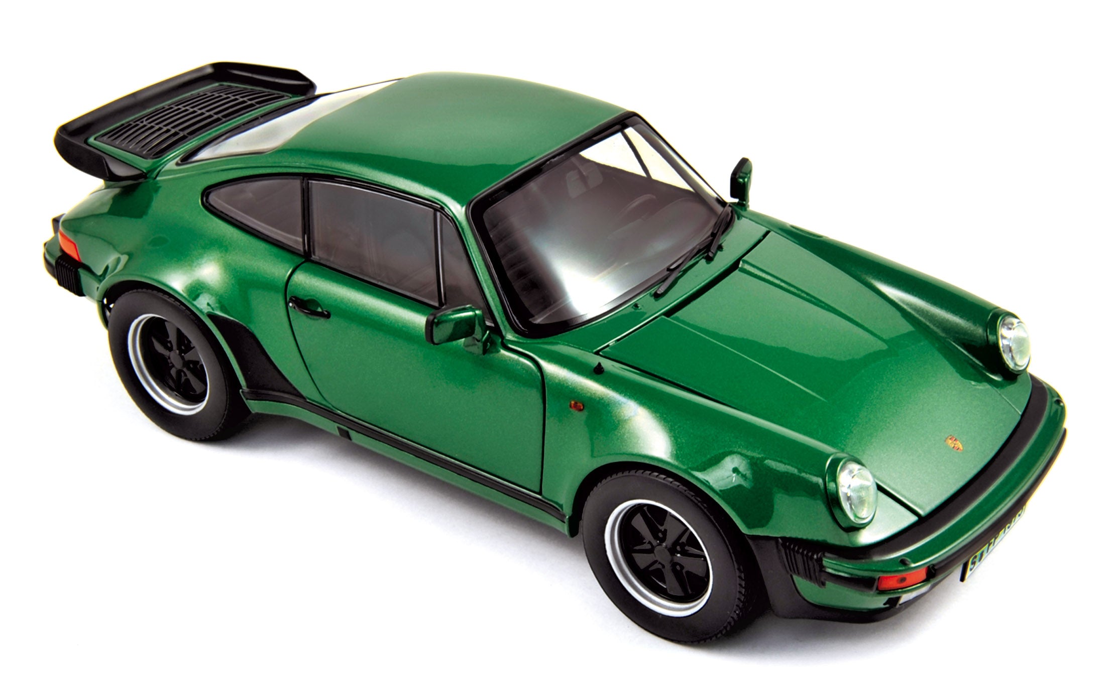 norev-porsche-911-turbo-3-3l-1975-verde-metallizzato-modellino-1-18 image 1