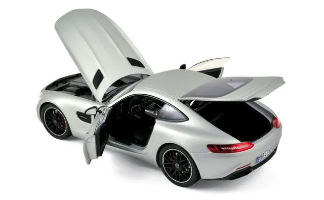 norev-mercedes-benz-amg-gt-2015-modellino-die-cast-1-18-argento image 1