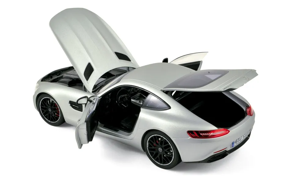 norev-mercedes-benz-amg-gt-2015-modellino-die-cast-1-18-argento image 1