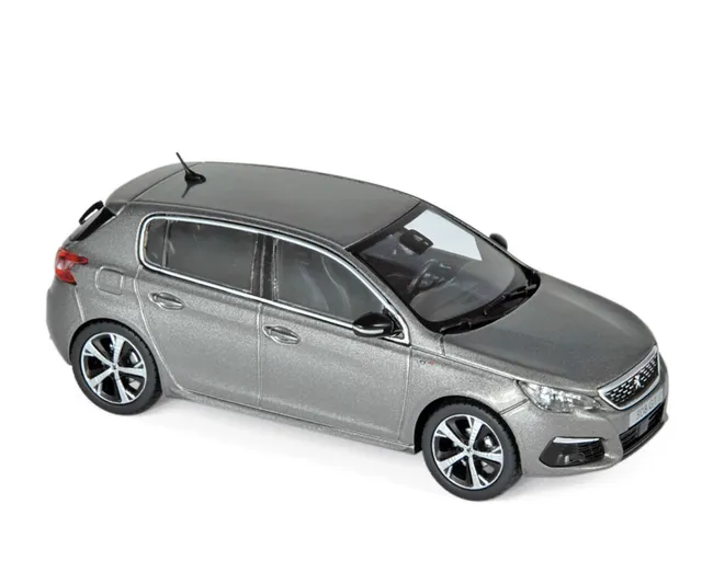 norev-peugeot-308-gt-2017-artense-grey-modellino-auto-1-43 image 1