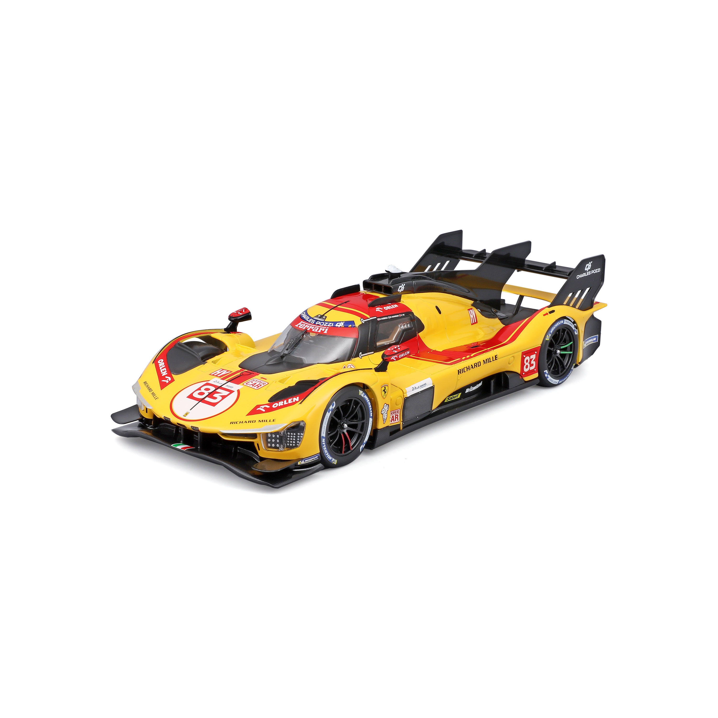 bburago-ferrari-499p-hypercar-24h-le-mans-campione-2025-n-83-1-24 image 1