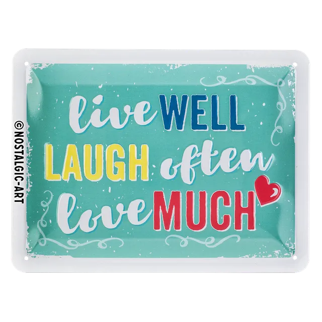 nostalgic-art-live-laugh-love-targa-in-metallo-15x20-cm-2 image 1