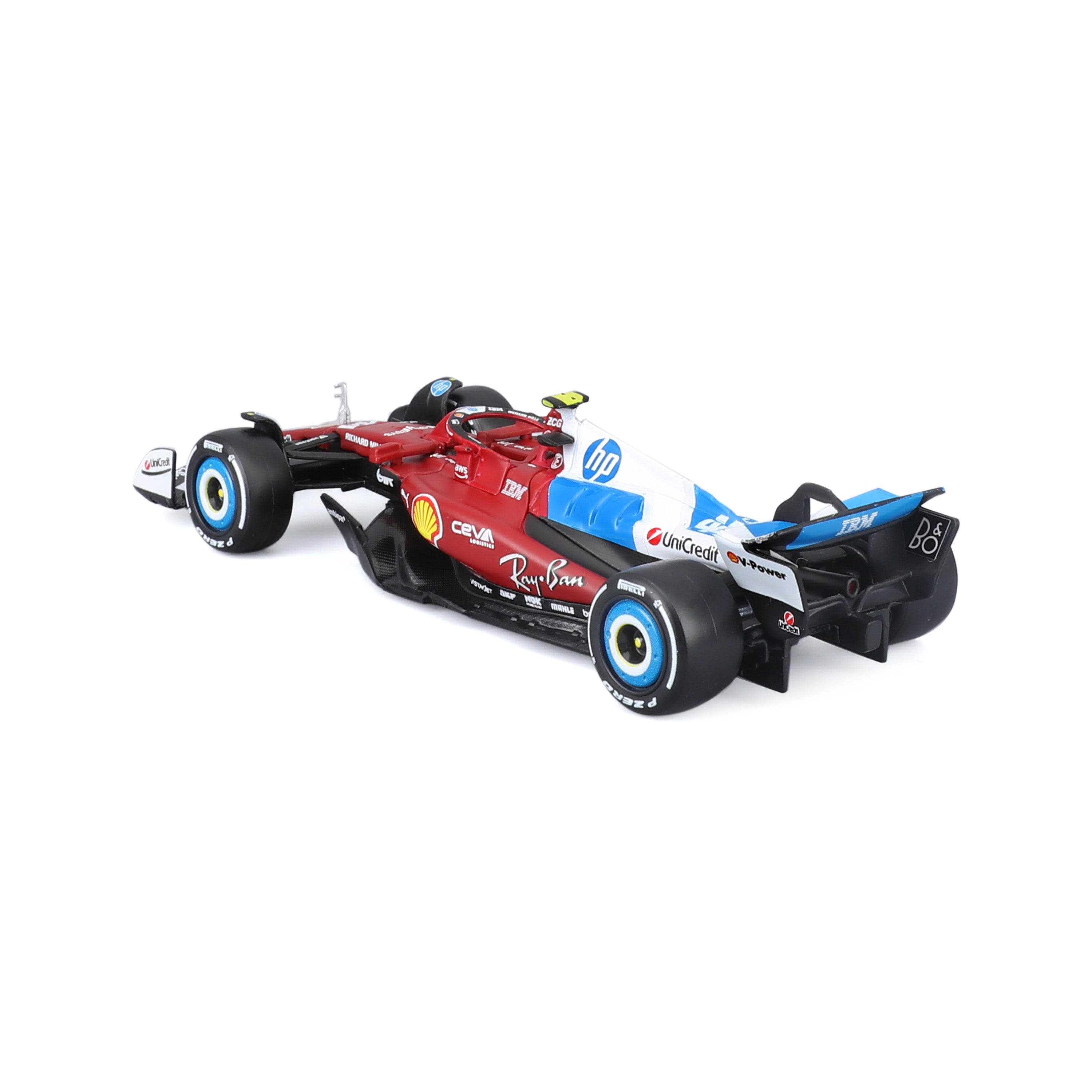 bburago-ferrari-sf-25-44-lewis-hamilton-miami-livery-1-43-modellino-f1 image 5