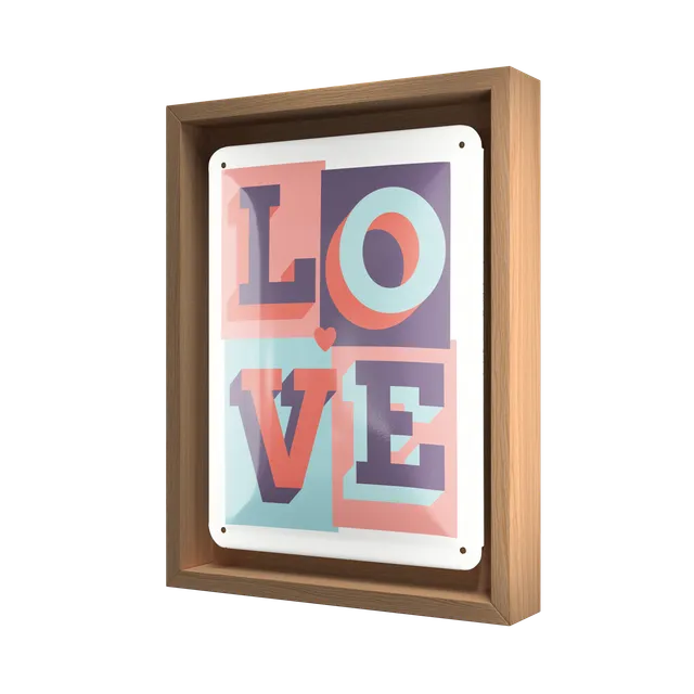 nostalgic-art-love-n-frame-s-edition-cornice-in-legno-18-5x24-cm image 1