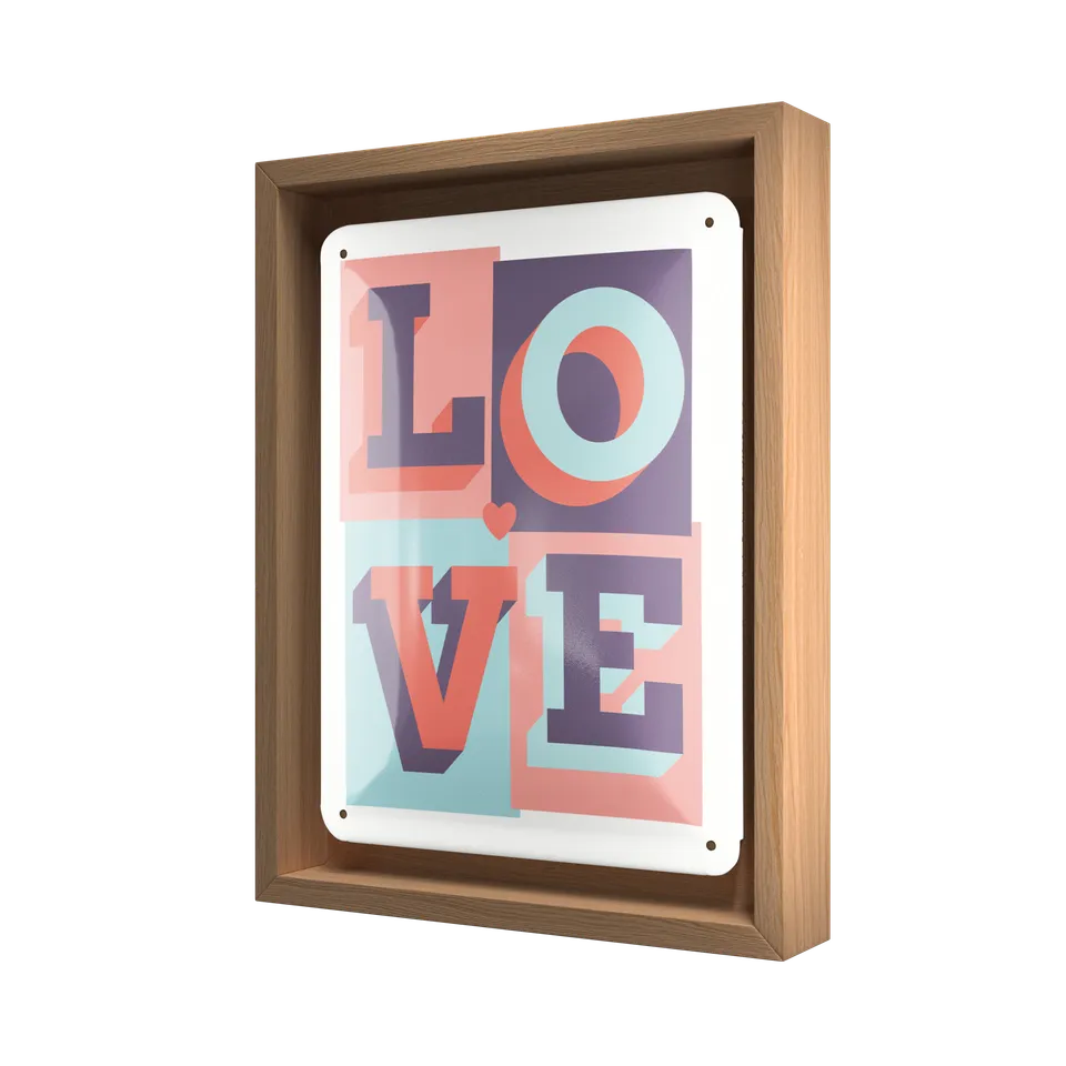 nostalgic-art-love-n-frame-s-edition-cornice-in-legno-18-5x24-cm image 1