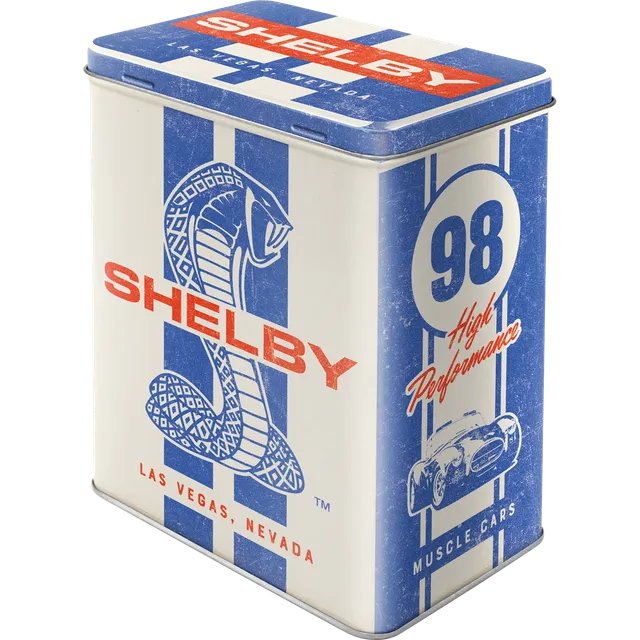 nostalgic-art-shelby-cobra-snake-98-scatola-in-metallo-l-3-litri image 1