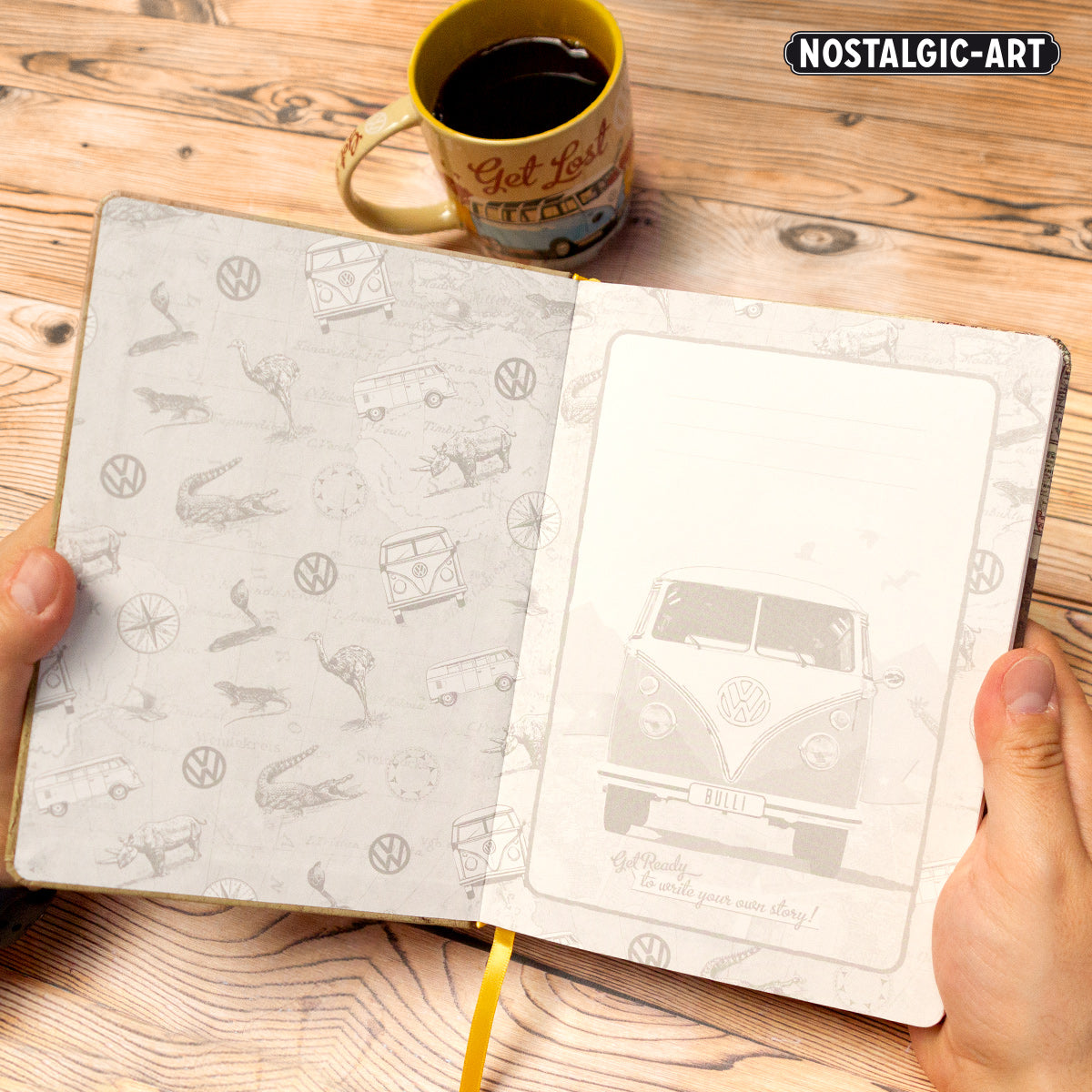 nostalgic-art-vw-bulli-let-s-get-lost-taccuino-a5-128-pagine image 3