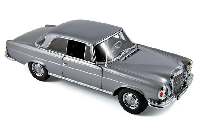 norev-mercedes-benz-280-se-coup-1969-modellino-auto-1-18-grigio-2 image 1