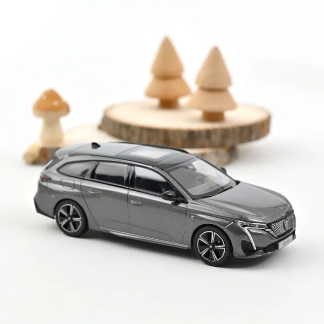 norev-peugeot-308-sw-gt-2021-1-43-grigio-platinum image 1