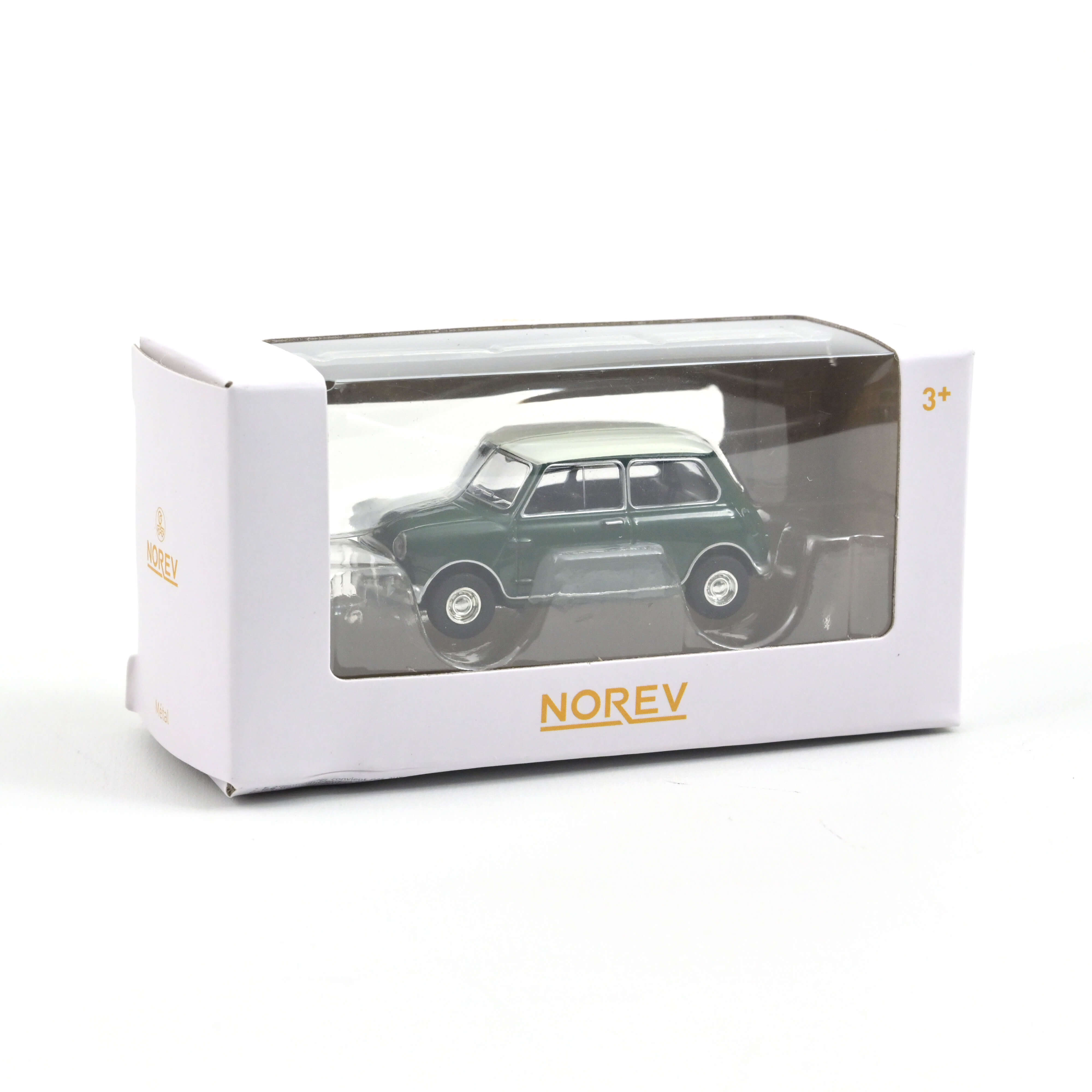 norev-mini-cooper-s-1964-vert-amande-toit-blanc-modellino-1-54 image 3
