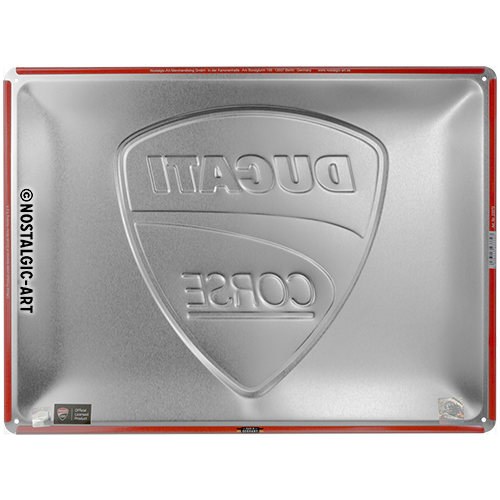 nostalgic-art-ducati-corse-logo-racing-flag-targa-metallo-30x40-cm image 3