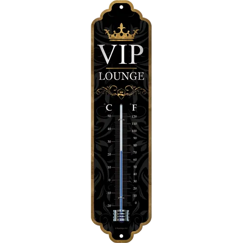 nostalgic-art-vip-lounge-termometro-retr-in-metallo-6-5x28-cm image 1
