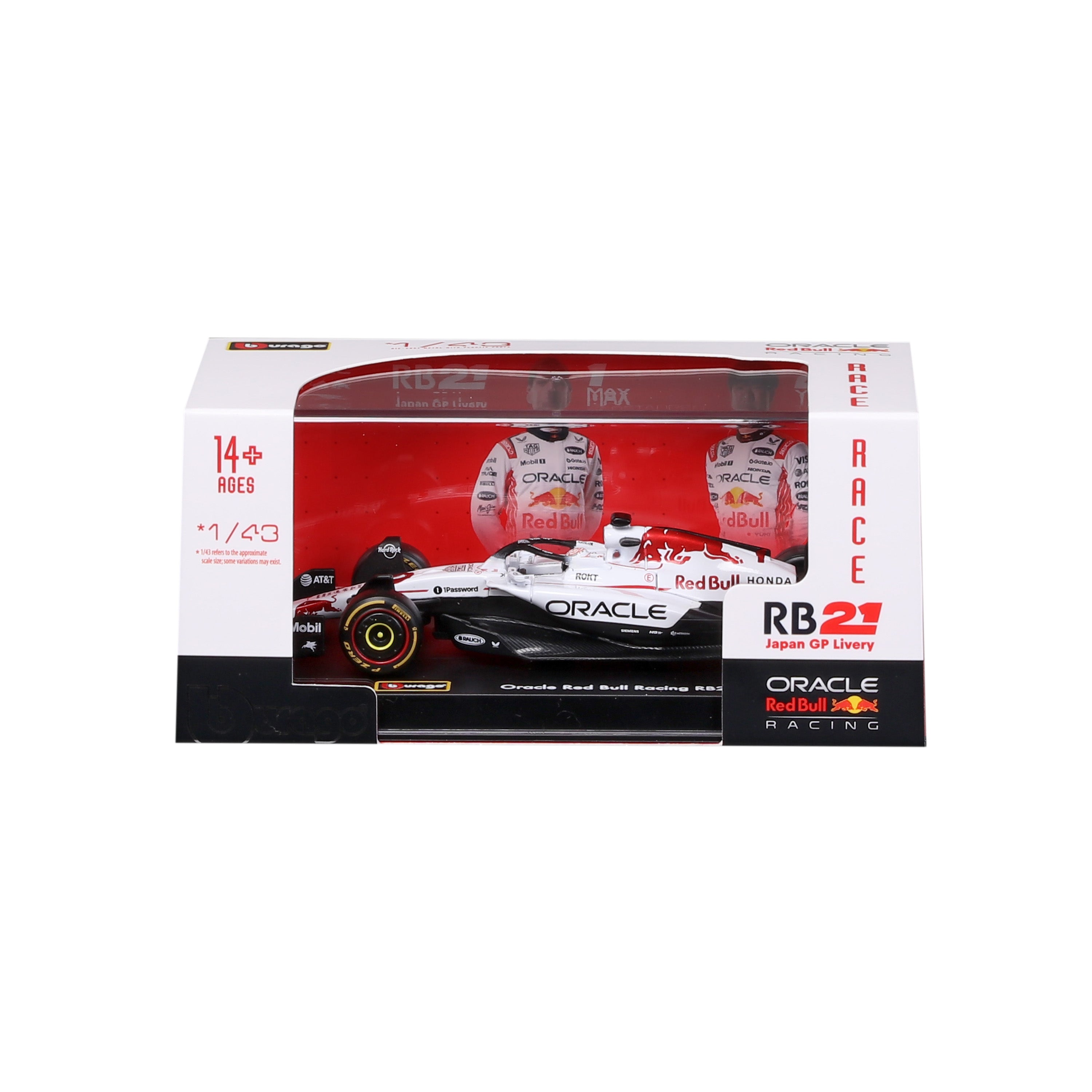 bburago-red-bull-racing-rb21-japan-livery-2025-1-verstappen-f1-scala-1-43-con-te image 8