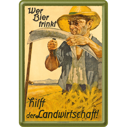nostalgic-art-wer-bier-trinkt-hilft-der-landwirtschaft-card-in-metallo-10x14-cm image 1