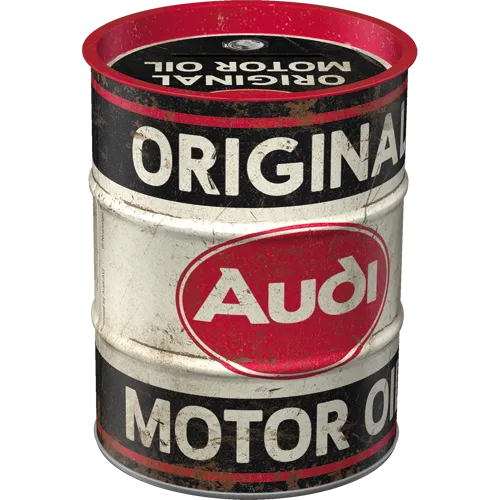 nostalgic-art-audi-original-motor-oil-fusto-salvadanaio image 1
