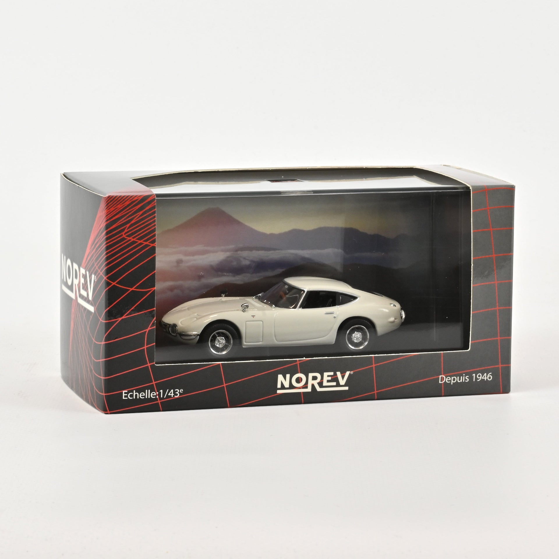 norev-toyota-2000-gt-bianca-modellino-auto-1-43 image 1