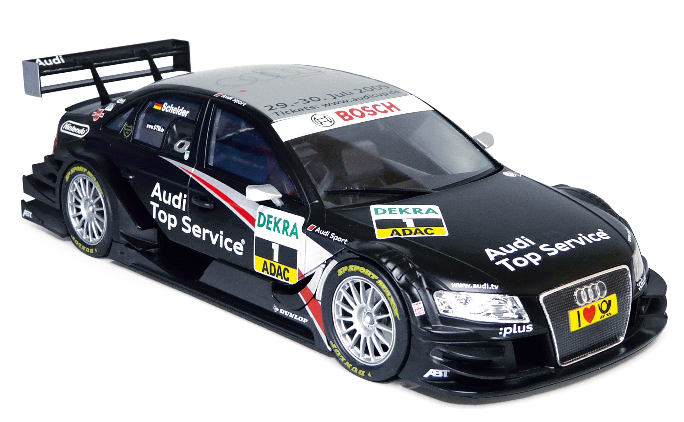 norev-audi-a4-dtm-2009-timo-scheider-n-1-modellino-auto-1-18-vincitore image 1