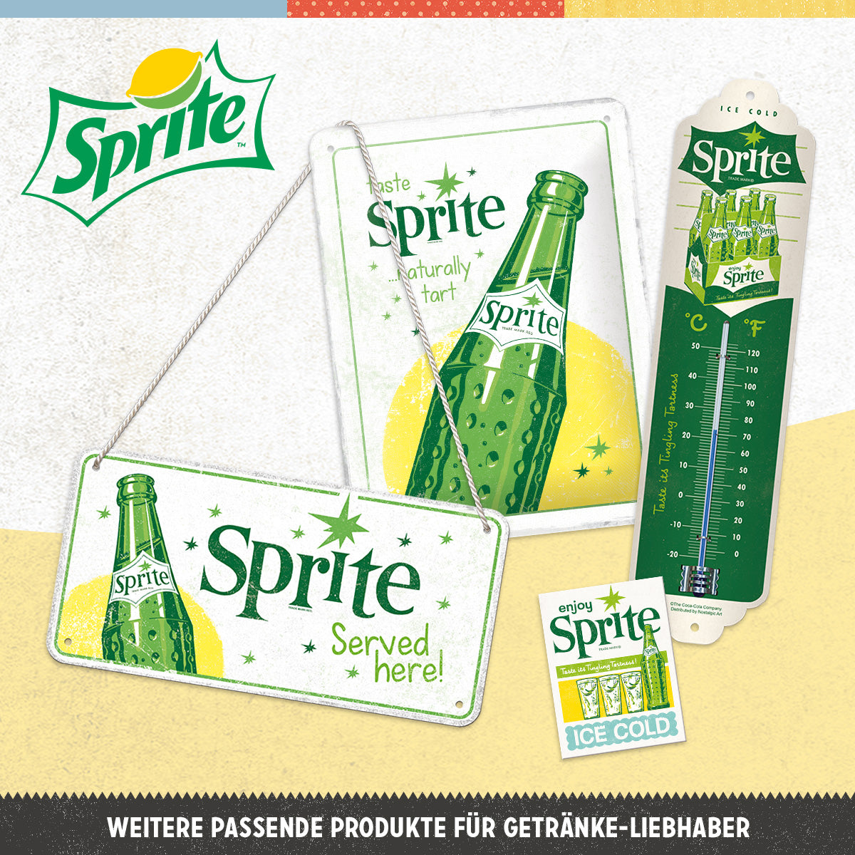 nostalgic-art-sprite-served-here-targhetta-da-appendere-10x20-cm image 5