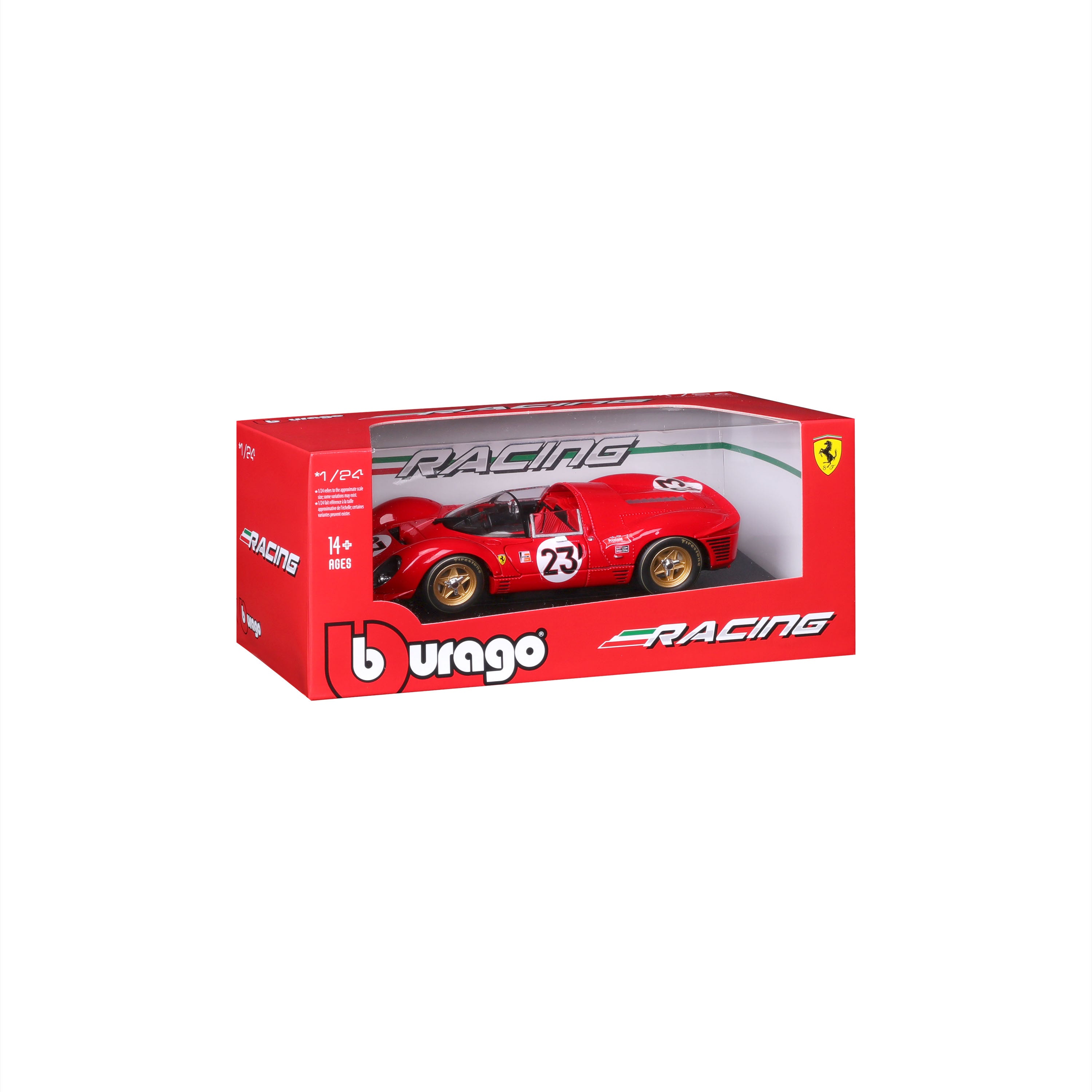 bburago-ferrari-330-p4-daytona-1967-auto-storica-1-24-diecast image 2