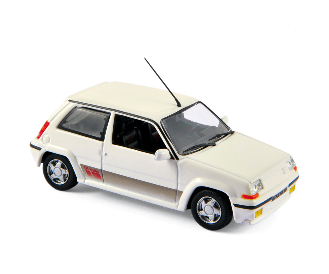 norev-renault-5-gt-turbo-1989-bianca-modellino-auto-1-43 image 1