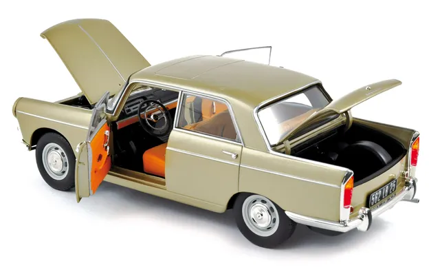 norev-peugeot-404-1965-modellino-auto-1-18-oro image 1