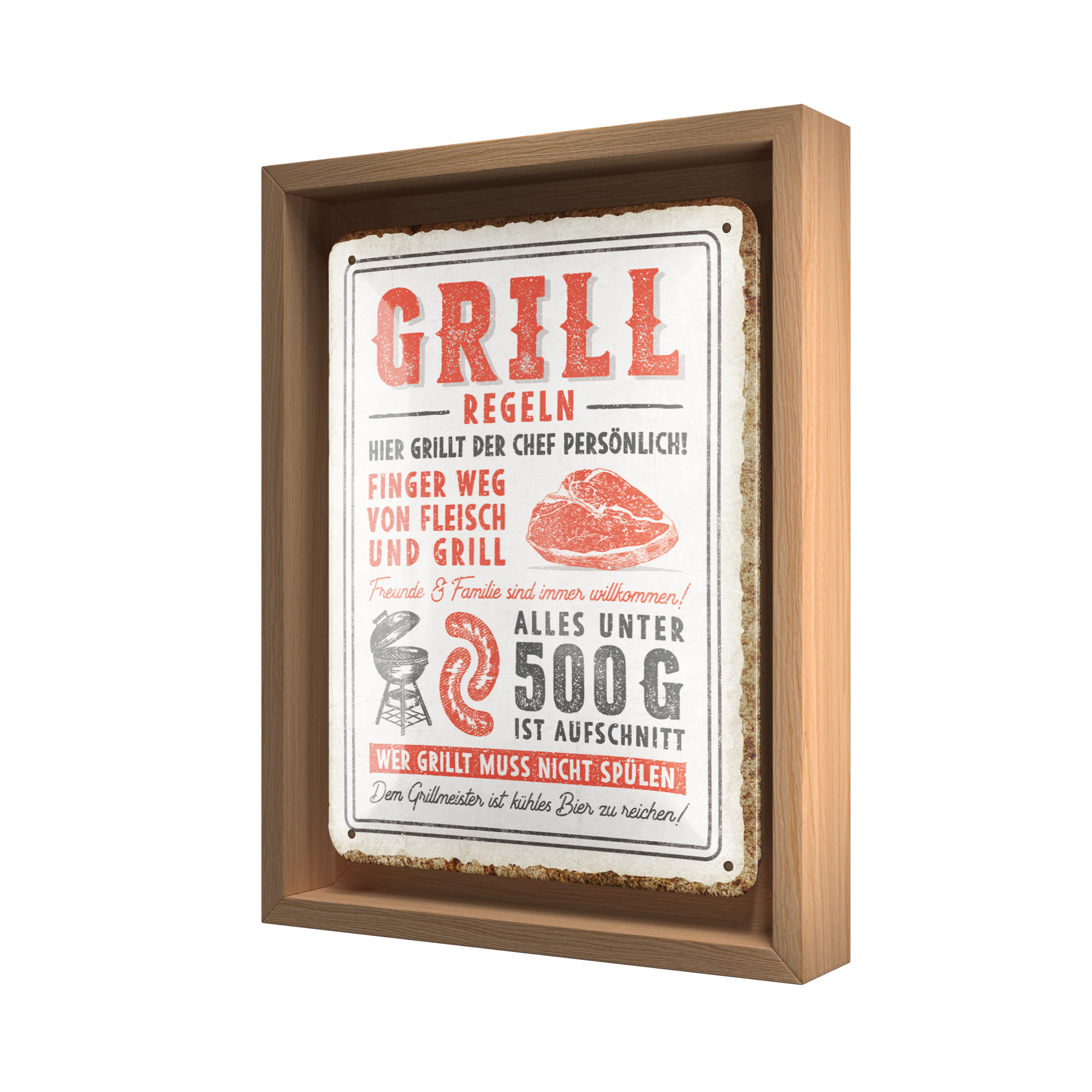 nostalgic-art-grillregeln-targa-in-metallo-15x20-cm image 4